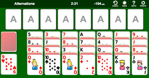 Alternations Solitaire screenshot